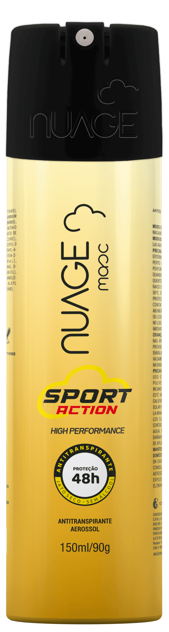Desodorante Nuage Masc Aerossol Sport Action 150ml
