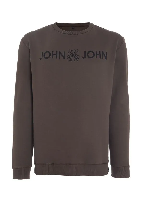 Casaco Reto New Basic Marrom John John Masculino XGG