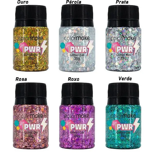 Glitter Gel Glow Power Color Make - 35g