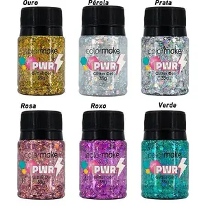Glitter Gel Glow Power Color Make - 35g