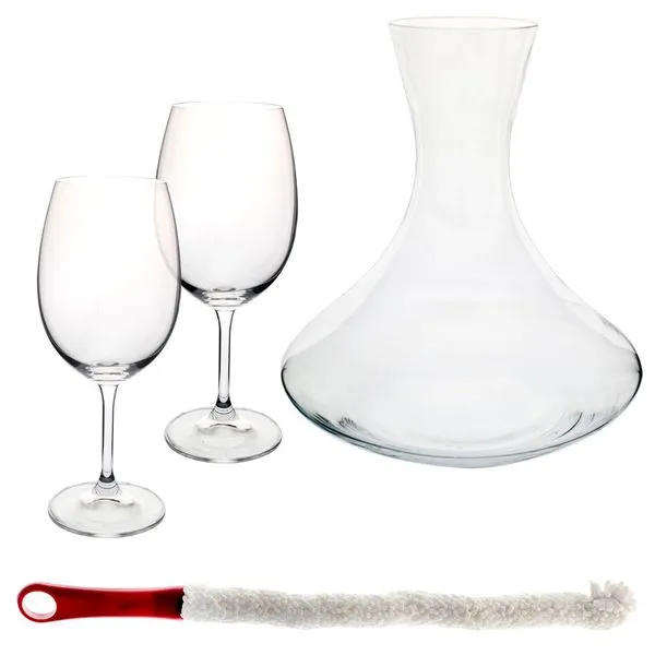 Kit Decanter de Vinho 4 Peças Full Fit 31113