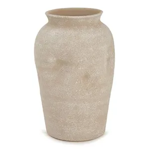 Vaso Terracota Cerâmica Bege 33,5x22cm 18372 - Mart
