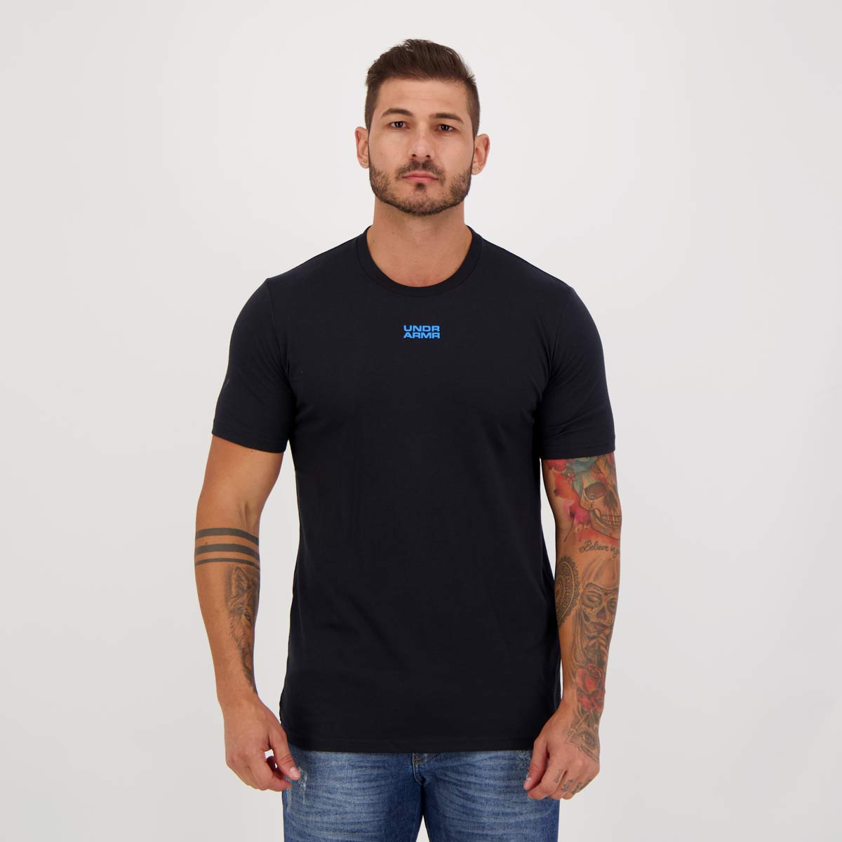 Camiseta Under Armour Basketball Grap Preta