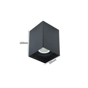 Spot De Sobrepor Nordecor Loch Par 20 E27 Quadrado Bivolt