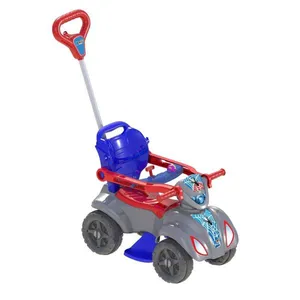 Carrinho Andador Quadriciclo Baby Spyder Passeios Divertidos Confortáveis Seguro Crianças 1 A 3 Anos
