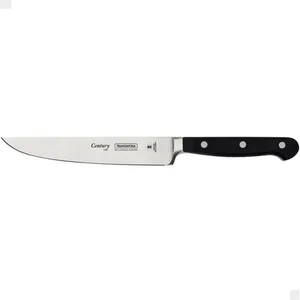 Faca para Cozinha Tramontina Century 6' em Aço Inox e Cabo em Policarbonato Preto