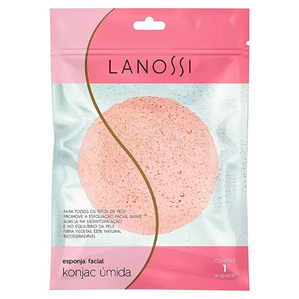 Esponja Para Limpeza Facial Lanossi Konjac
