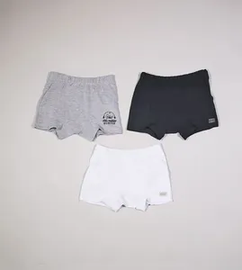 Kit Cueca Boxer 3 Unidades - N5895 De 2 a 12 anos Cinza - 2