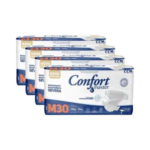 Confort Master - Fralda Geriátrica Econômico Incontinência - G - 4 Un
