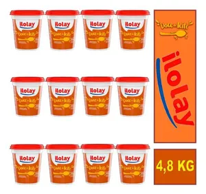 Doce De Leite Ilolay Caixa Com 24 Unidades De 400g