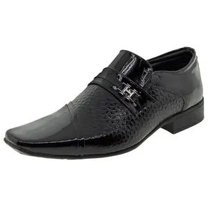 Sapato Masculino Social Air Prince Jota Pe - 40713 VERNIZ/PRETO 37