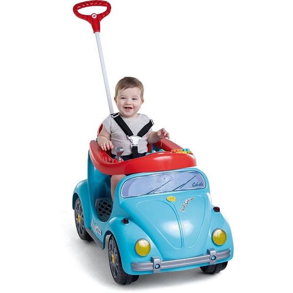 Veículo para Bebê 1300 Fouks 2 em 1 com Volante Didático e Som Azul Calesita Brinquedos Veículo para Bebê 1300 Fouks 2 em 1 com Som Azul Calesita Brinquedos