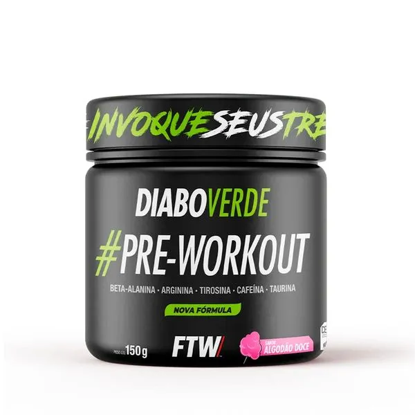 Pre-Workout Algodão Doce Diabo Verde 150g