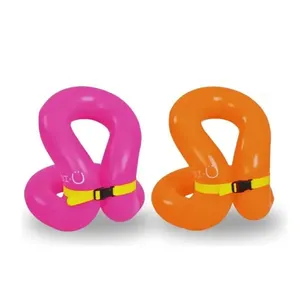 Boia Colete Inflável Infantil Ajustável com Cinto de Fixação para Piscina e Praia Laranja Sun Way Boia Colete Inflável Infantil Ajustável para Piscina e Praia Laranja Sun Way