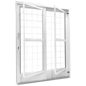 Porta de Correr em Aço Galvanizado Esquerda Quadriculado - 210x160