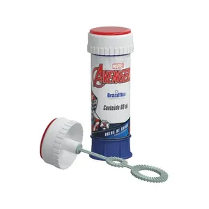 Bolha de Sabão Brasilflex com Jogo Avengers 60ml