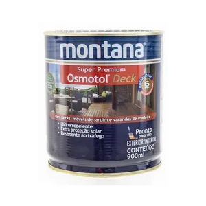 Verniz Premium Sintético Semi Brilho Osmotol Deck Natural Montana Verniz Premium Sintético Semi Brilho Osmotol Deck Natural 0,9L Montana