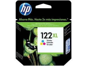 Cartucho de Tinta Colorido 122XL HP CH564HB (7,5 ml)