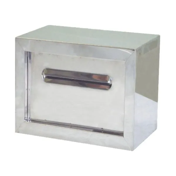 Caixa de Correio para Condomínio com Chave Abertura Detrás Inox 15x30x18cm Metalmig Caixa de Correio Condomínio com Chave Abertura Detrás Inox Metalmig