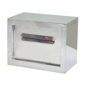 Caixa de Correio para Condomínio com Chave Abertura Detrás Inox 15x30x18cm Metalmig Caixa de Correio Condomínio com Chave Abertura Detrás Inox Metalmig