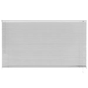 Persiana Horizontal de PVC Cinza 25 mm e 140 x 130 cm - PR2905-5 - PINCEIS ATLAS
