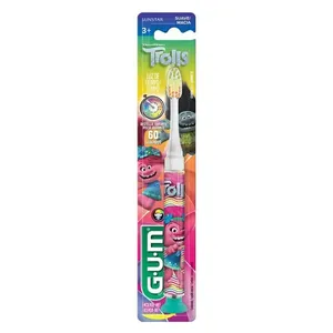 Escova Dental Infantil Gum Trolls Light Sortidas 1 Unidade