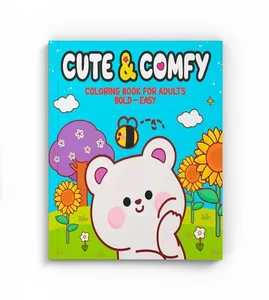 Livro de Colorir Cute & Comfy para Adultos - Jardim Jardim