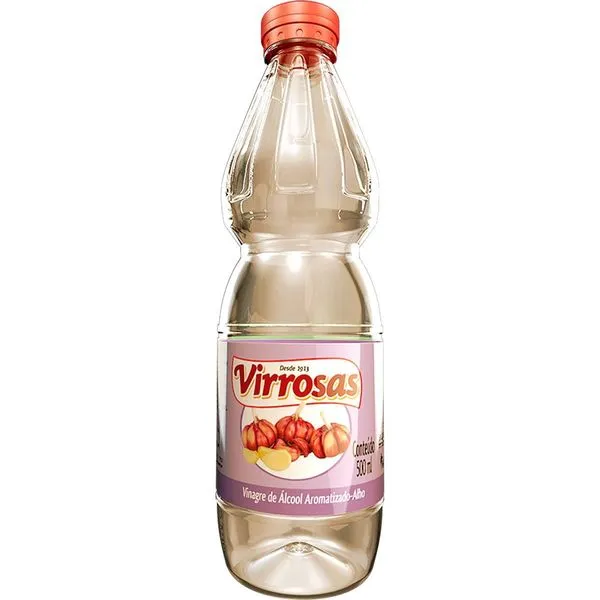 Vinagre De Álcool Alho Virrosas 500ml