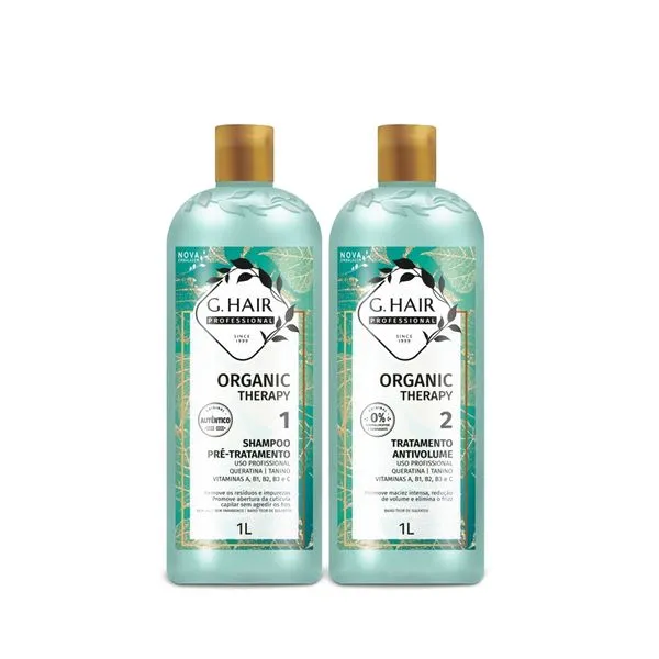 Kit G.Hair Antivolume Organic Therapy 2x1000ml