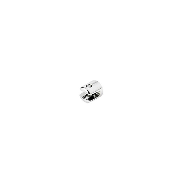 Suporte Redondo Fenda Cromado para Prateleira de Vidro 2 Peças Criativa Suporte Redondo Fenda para Prateleira de Vidro 6mm Cromado 02 Peças