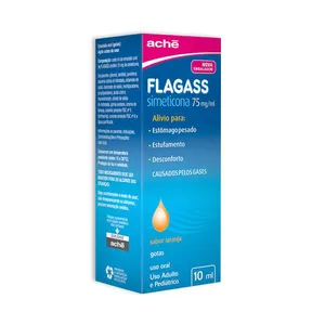 Flagass 75mg/ml Sabor Laranja Emulsão Oral Gotas 10ml