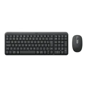 Kit Teclado E Mouse Logitech Sem Fio MK250 Compacto Wireless Grafite (MP)