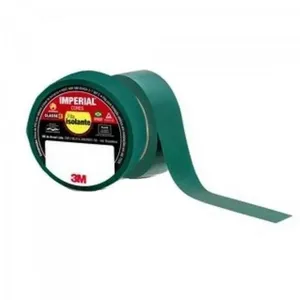Fita Isolante Verde Imperial para Identificação de Fios e Cabos com Certificação INMETRO ABNT 18MM X 10M Pacote com 10 Fita Isolante Verde Imperial 18MM X 10M Pacote com 10 Unidades Certificada INMETRO ABNT 3M Brasil