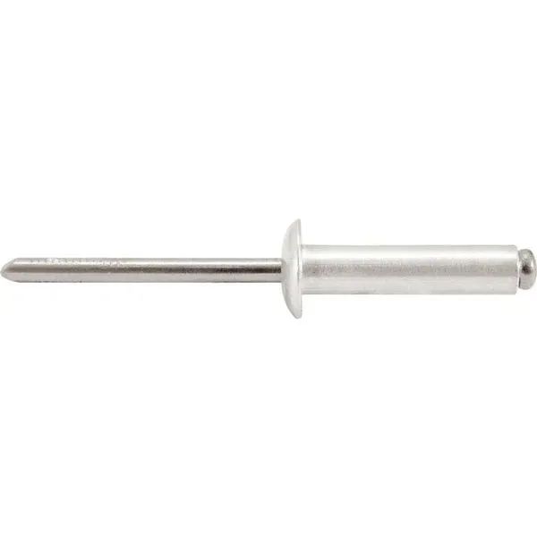 Rebite Repuxo De Alumínio 4,8x8,0mm Mandril Aço Com 50 Peças