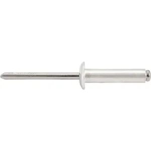 Rebite Repuxo De Alumínio 4,8x8,0mm Mandril Aço Com 50 Peças
