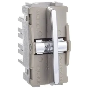 Módulo de Interruptor Bipolar Simples Cromado da Linha Novara - DC-1200/57 - DICOMPEL