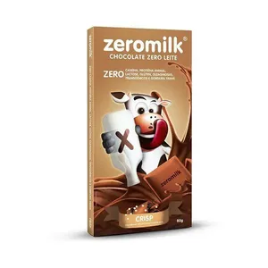 Chocolate Zeromilk Crisp Com Flocos De Arroz, 40% Cacau, Zero Lactose 70g