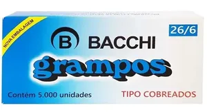 Grampo N26 Com 5000 Unidades Cobreado