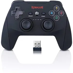Controle sem Fio PC Gamer Redragon Harrom G808 Preto