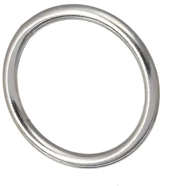Argolas Para Cortina de Plástico Couselo 28mm Aço Escovado Kit 10 Unidades