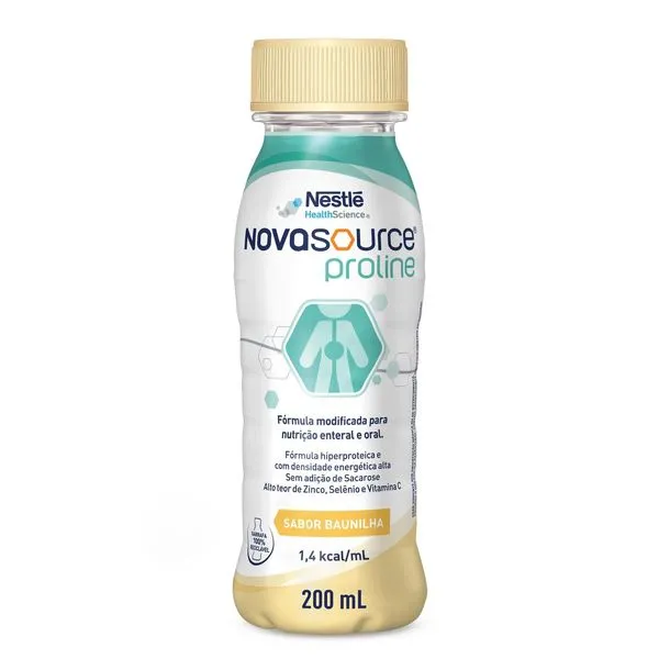 Nutrição Enteral e Oral Nestlé Novasource Proline Baunilha 200ml