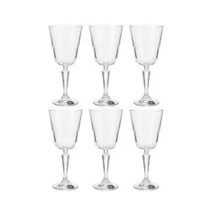 Jogo De Tacas 6 Pecas Bohemia Cristal 185ml (MP)
