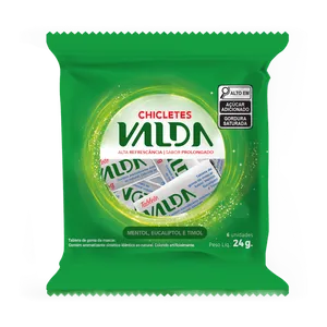 Goma De Mascar Tablete Valda 6 Unidades