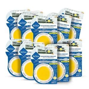 Kit com 10 Pastilhas Bactericida Aromatizante para Ar Condicionado Citronella