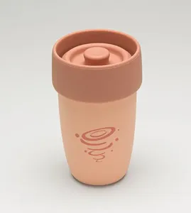Copo de Treinamento em Silicone 360 Rosa 240ml Twibex Rosa