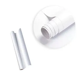 Papel Adesivo Contact Branco Com 10 Metros