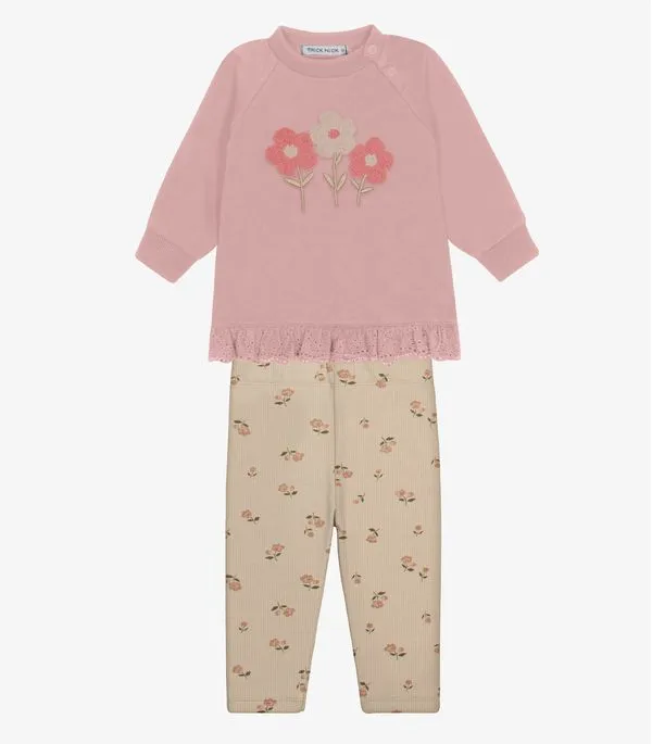 Conjunto Blusão com Legging Menina Trick Nick Rosa P