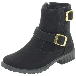 Bota Infantil Feminina Magia - 51001 PRETO/CAMURÇA 28