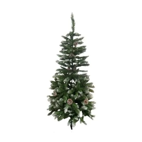 Árvore Natalina Bela Flor Pinheiro Verde Com Pinhas 220 Galhos 120cm 98822 (MP)