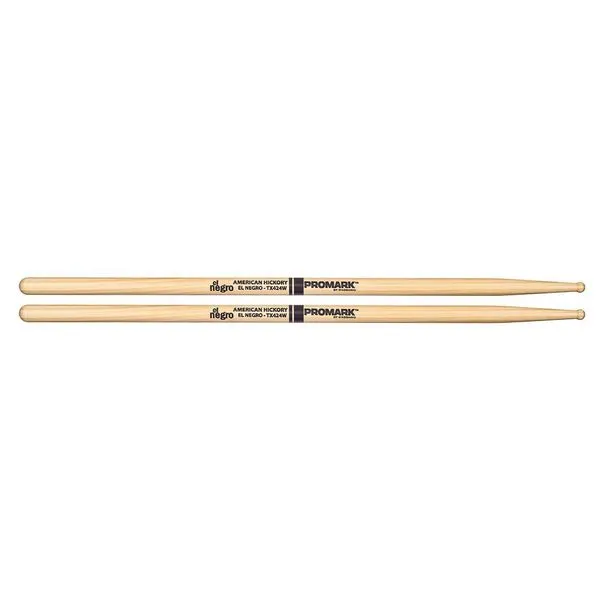 Baqueta TX424W Hickory Ponta de Madeira Som Quente e Articulado Amadeirado Promark Baqueta TX424W Hickory Ponta de Madeira Amadeirado Promark